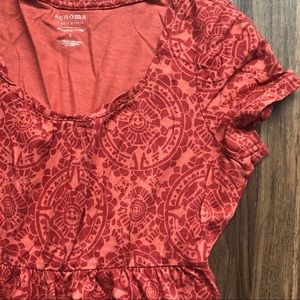 💖5/$25 Burnt orange boho casual dress by Sonoma
